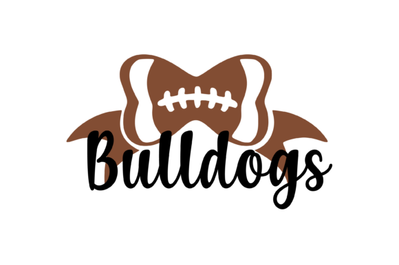 Bulldogs Football Bow Graphic: Crafts & Graphics Review