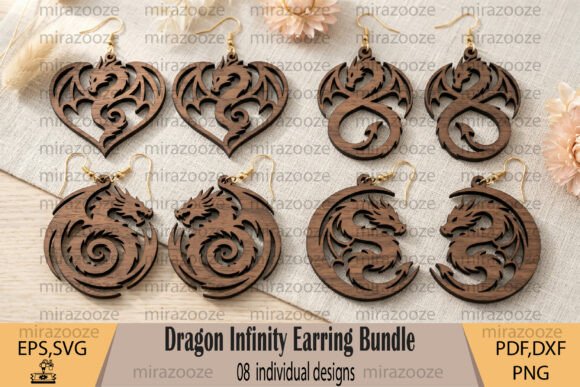 Dragon Infinity Earring Bundle: Laser Cutting & Earrings Review