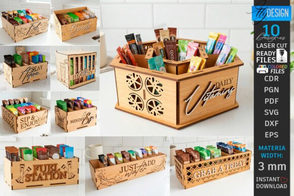 Drink Packet Organizer Laser Cut Bundle Review