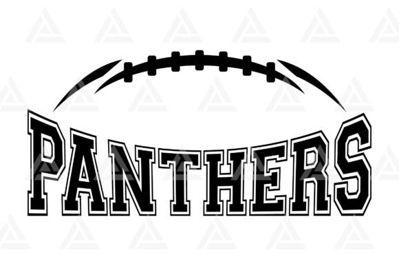 Dynamic Panthers Football SVG Cut File for Crafts & Graphics Projects