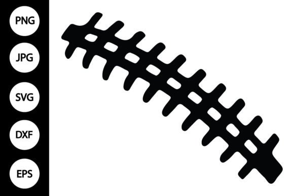 Football Lace SVG: A Dynamic Graphic for Crafts & Marketing