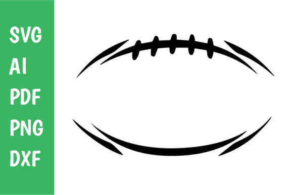 Football Outline Svg for Graphics and Crafts