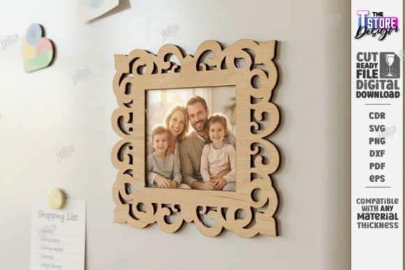 Fridge Magnet Photo Frame Laser Cut CNC Review