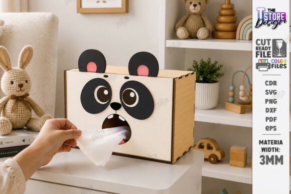 Funny Animals SVG for Laser Cutting Boxes