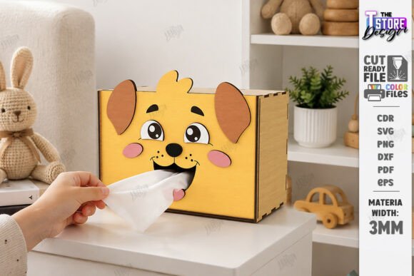 Funny Tissue Box Laser Cut Cute Animal Review