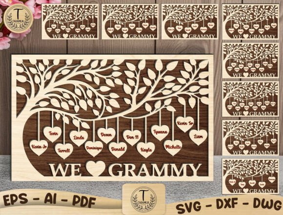 Personalized Family Tree Sign Laser Cut Review