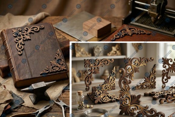 Royal Floral SVGs for Laser Cutting & Home Decor