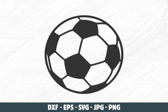 Soccer Ball Icon for Graphics and Crafts