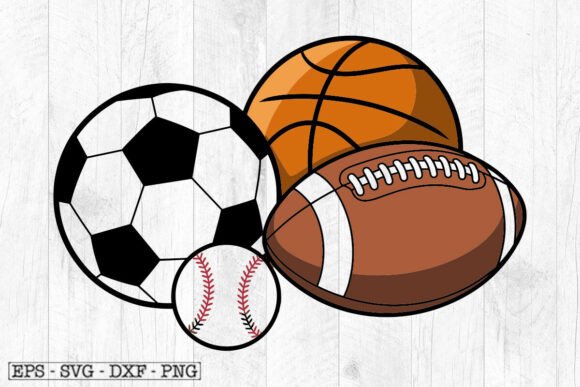Sports Ball Svg for Graphics and Crafts