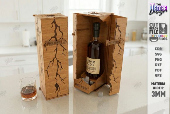 Whiskey Gift Box Laser Cut Vintage Review