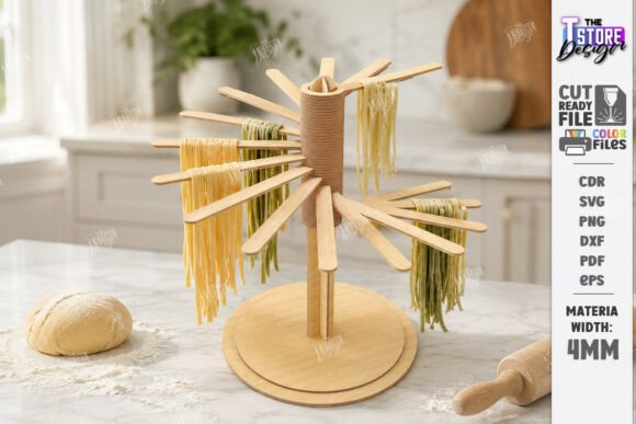 Wooden Pasta Drying Rack Laser Cut CNC Review